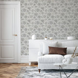 Prudie Denim by Arthouse Jacobean Trail Wallpaper – Brewster Home Fashions AH924707