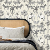 Nauman Eggshell by Fine Decor Safari Walk Wallpaper – Brewster Home Fashions FD43817