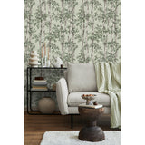 Bastian Green by Fine Decor Trees Wallpaper – Brewster Home Fashions FD43341