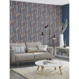 Sway Blue by Rasch Botanical Wallpaper – Brewster RH330236