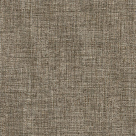 Clarkson Bronze Woven Wallpaper sample swatch and room scene