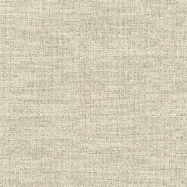 Clarkson Off-White Woven Wallpaper by Warner, 27 in x 27 ft roll