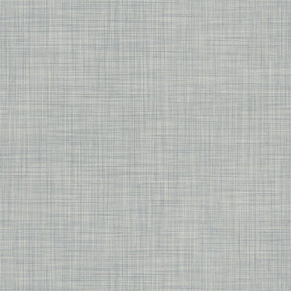 Crossroad Denim woven-look commercial vinyl wallpaper in blue, pattern MJ4818