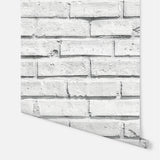 Abner White by Arthouse Brick Wallpaper – Brewster Home Fashions AH920001