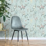 Mariko Light Blue by Fine Decor Botanical Wallpaper – Brewster Home Fashions M1856