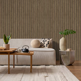 Manolo Brown by Fine Decor Wooden Slat Wallpaper – Brewster Home Fashions FD43842