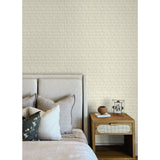 Nabi Neutral Geometric Wallpaper by Chesapeake Textured Geometric Sidewall- Brewster Home Fashions 4148-27465