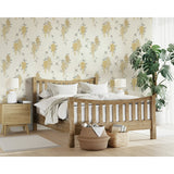 Aisla Yellow by Fine Decor Wisteria Wallpaper – Brewster Home Fashions FD43672