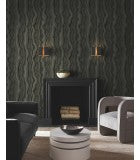 Mineral Shimmer Black & Gold by Candice Olson Wallpaper – York Designer Series DF3326