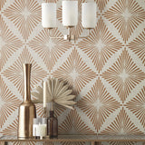 Denver Rust by Fine Decor Starburst Wallpaper – Brewster Home Fashions FD43748