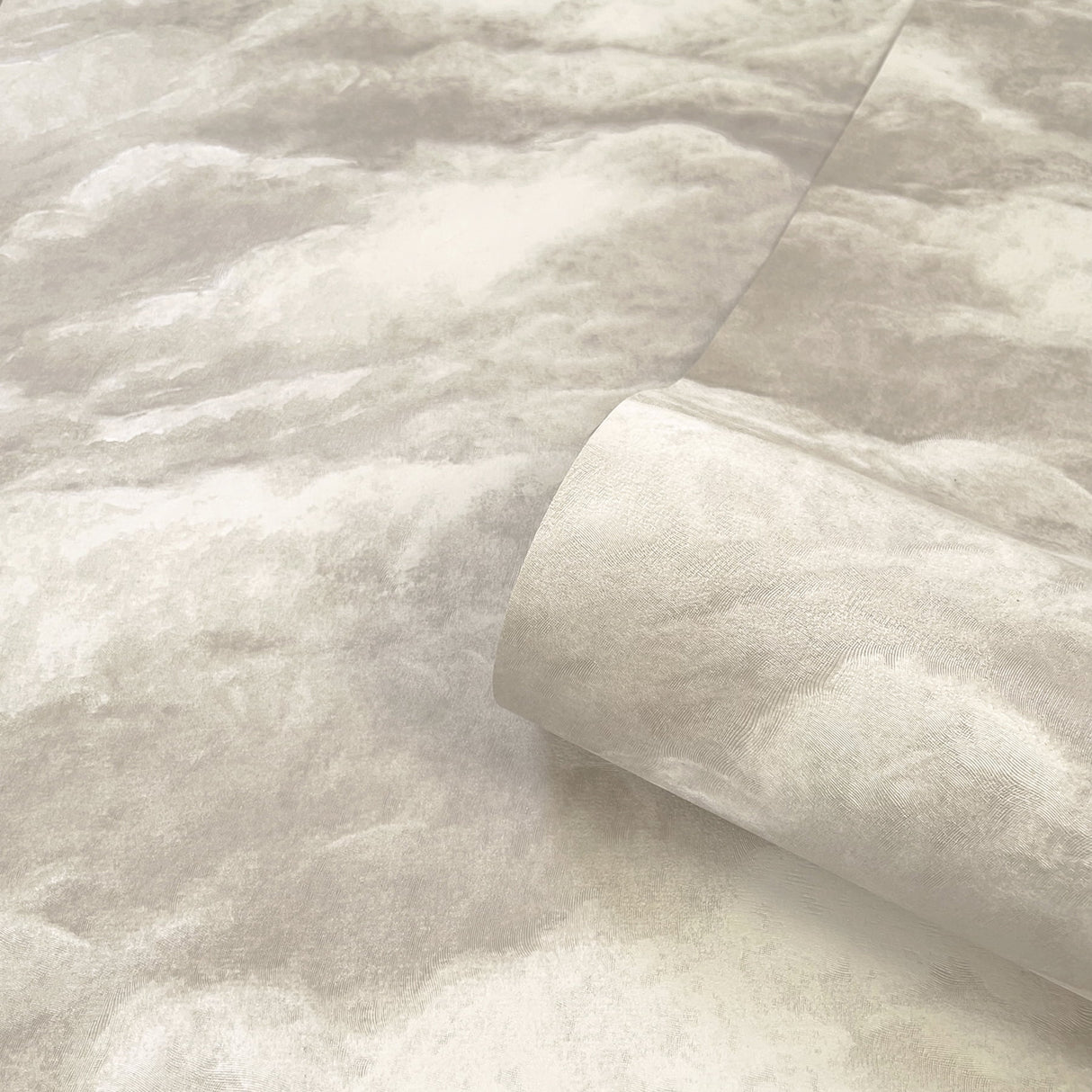 Nimbostratus Ash by Belgravia Decor Cloud Wallpaper- Brewster Home Fashions BG5706