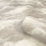 Nimbostratus Ash by Belgravia Decor Cloud Wallpaper- Brewster Home Fashions BG5706