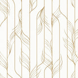 Elemental Thread White & Gold Wallpaper by Candice Olson – DF3301