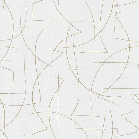 Enzo Ivory Abstract Wallpaper sample 4184-4931