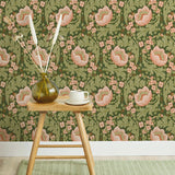 Claes Pink by Fine Decor Floral Wallpaper – Brewster Home Fashions FD43820