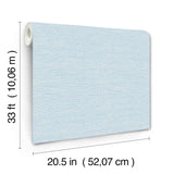 Agave Sky Blue by Chesapeake Faux Grasscloth Wallpaper – Brewster Home Fashions 4169-24283