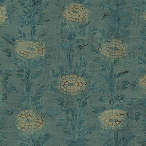 French Marigold Red & Gold by Ronald Redding Floral Wallpaper – York Designer Series ZA8019