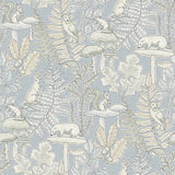 Holt Light Blue Woodland Wallpaper by Chesapeake, pattern 4169-83102