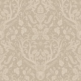 Kiwassa Light Brown Antler Damask Wallpaper by Chesapeake
