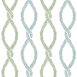 Laureate Light Green Vine Trellis Wallpaper – VP1321