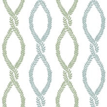 Laureate Light Green by Antonina Vella Vine Trellis Wallpaper – York Designer Series VP1321