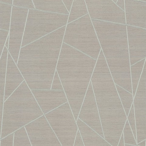 Lisle Smoke geometric vinyl wallpaper by York Wallcoverings