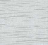 Longitude Sterling Striated Wallpaper sample showing silver-grey linear motif