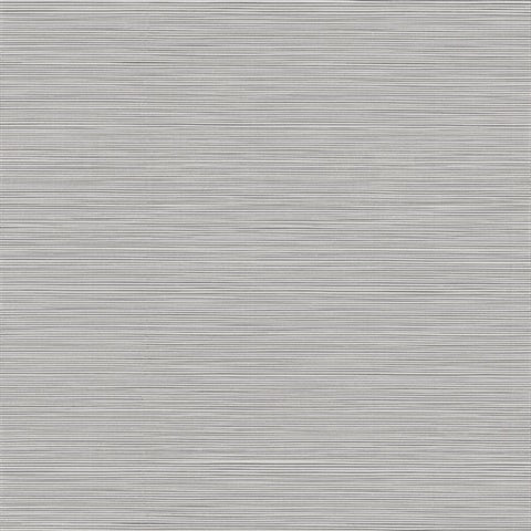 Warner Lorn Off-White Faux Grasscloth Wallpaper texture close-up