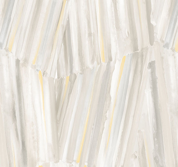 Masterwork Pearl Brushstrokes Wallpaper sample