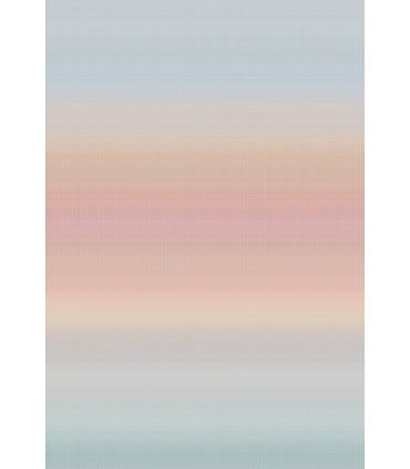 Missoni Oleg Multicolor ombre stripe wall mural, 3-panel design