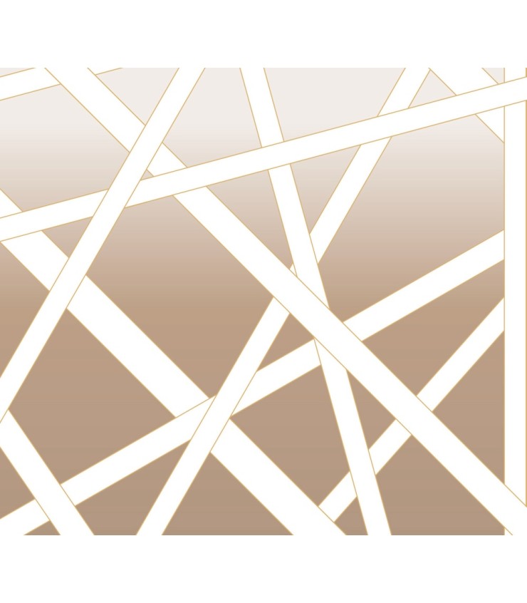 Nastri Shade Beige Wall Mural by Missoni
