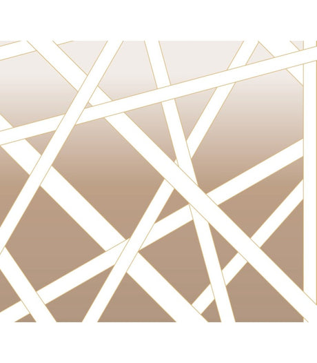 Nastri Shade Beige Wall Mural by Missoni