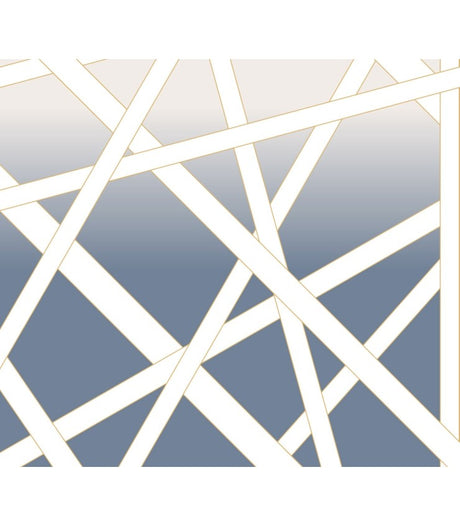 Nastri Shade Blue Wall Mural by Missoni