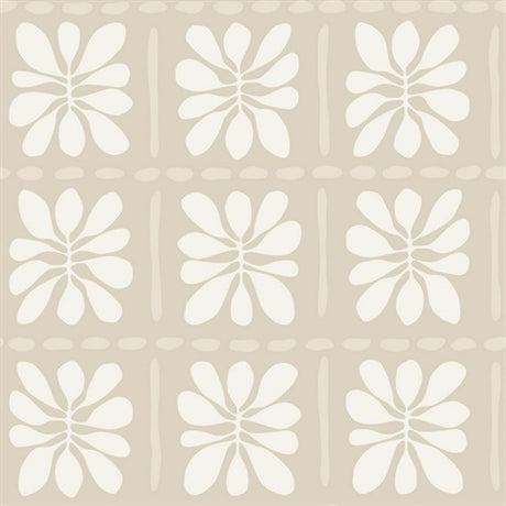 York Wallcoverings ZM2808 Mimosa Fleur Nude abstract floral non woven wallpaper roll