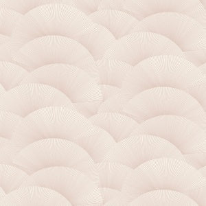 Morning Shell Taupe & Gold by Ronald Redding Geometric Wallpaper – York Designer Series ZA8024