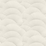 Morning Shell White & Silver Wallpaper sample by Ronald Redding