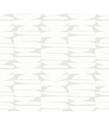 York Lovely Libra Salt geometric wallpaper with stacked shapes in pale grey and cream, roll view