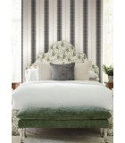 Tandem Stripe Black by Ronald Redding Stripe Wallpaper – York Designer Series MX9615