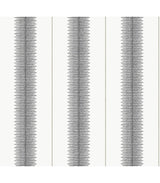 Tandem Stripe Black wallpaper by Ronald Redding