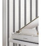 Tandem Stripe Black by Ronald Redding Stripe Wallpaper – York Designer Series MX9615