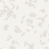 Myles White Leaves Wallpaper – Warner 4174-4647