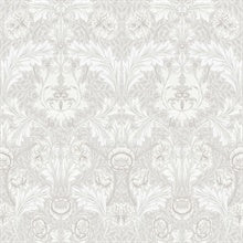 Myrtle Dove by A-Street Prints Floral Ogee Wallpaper – Brewster Home Fashions 4171-82056