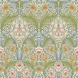 Myrtle Dove by A-Street Prints Floral Ogee Wallpaper – Brewster Home Fashions 4171-82056
