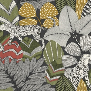Namiri Ochre by Antonina Vella Tropical Wallpaper – York Designer Series AB3111