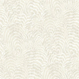 York Wallcoverings Ocean Jasper White wallpaper roll and pattern detail