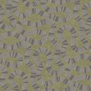 Ophidia Brown by Antonina Vella Novelty Wallpaper – York Designer Series AB3001
