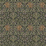 Oxford Union Black Floral Vines Wallpaper by A-Street Prints