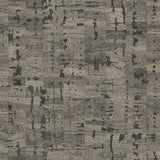 Pop The Cork Charcoal wallpaper roll with cork-inspired texture