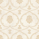 Royal Damask Soft Gold Wallpaper by Ronald Redding – MX9643