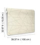Lisle Ivory by York Wallcoverings Geometric Vinyl Wallpaper – York Wallcoverings SI6823